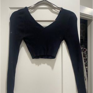 long sleeve crop